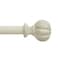 Kenney Mfg Kenney Rachel 5/8" Standard Decorative Window Curtain Rod, 48-86", Antique White KN71605V1 - alternate 1